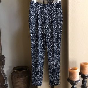 DVF Silk Printed Tapered Trousers